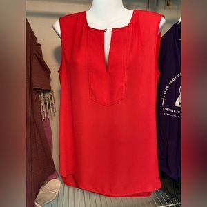 Jcrew red top size 4
